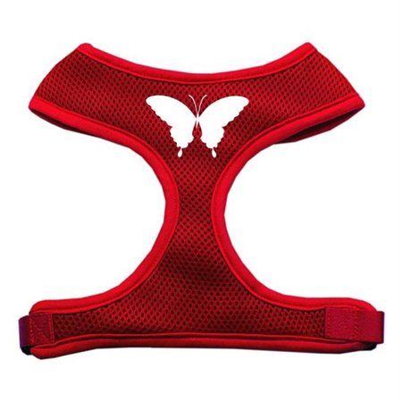 UNCONDITIONAL LOVE Butterfly Design Soft Mesh Harnesses Red Large UN2458674